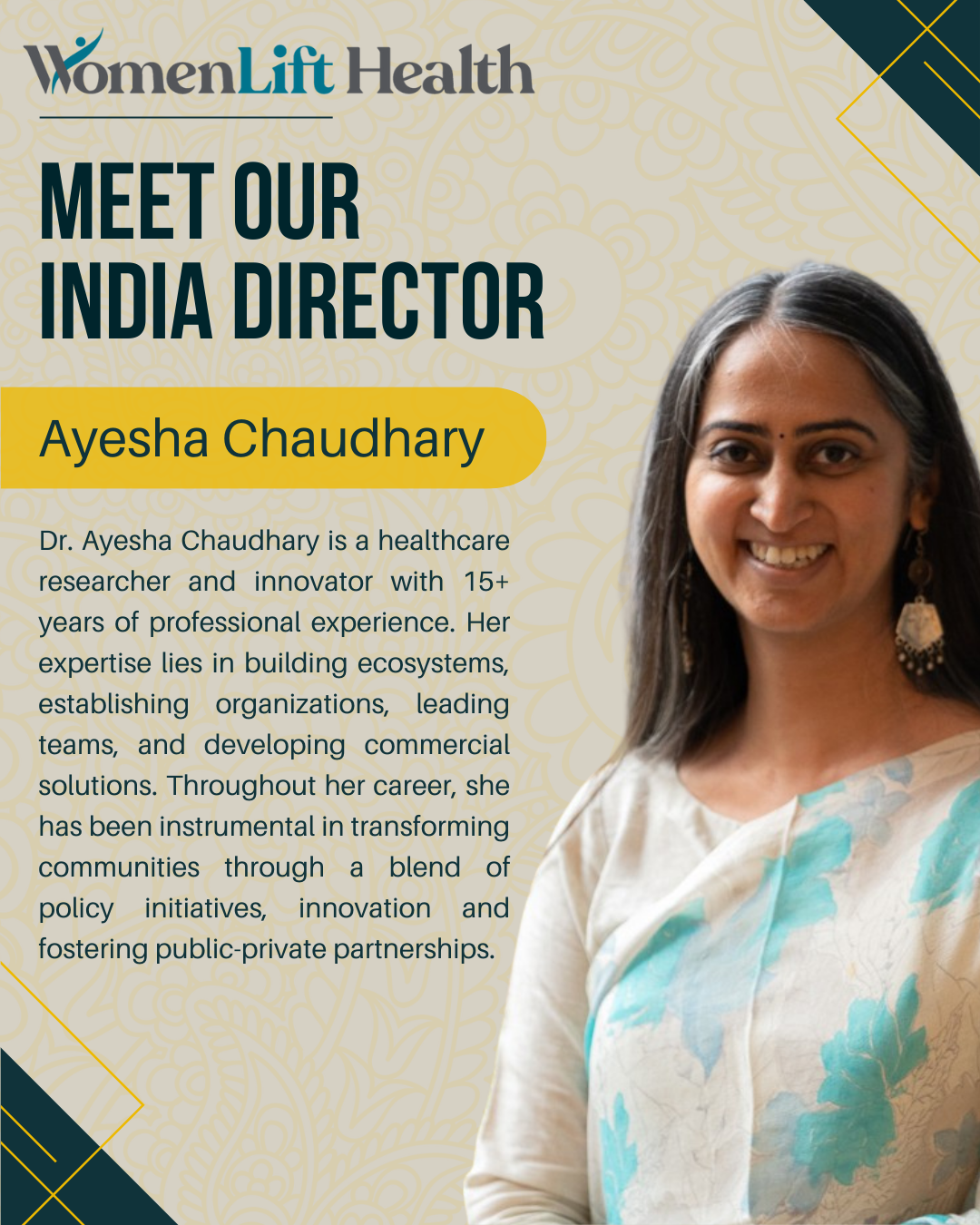Ayesha Chaudhary, India Director