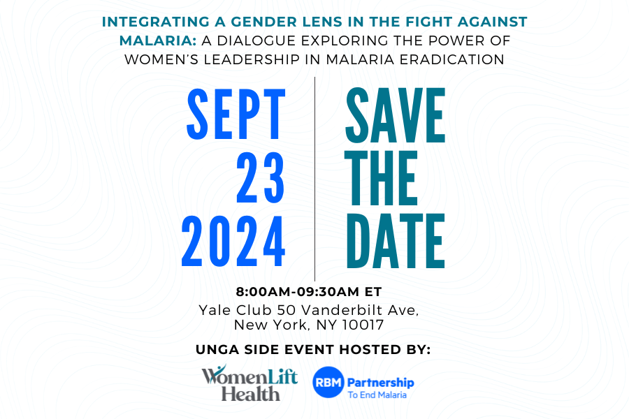 Integrating a Gender Lens in the Fight Against Malaria: A dialogue exploring the power of women’s leadership in Malaria Eradication banner