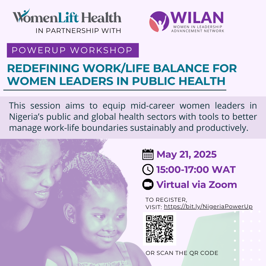 Redefining Work/Life Balance for Women Leaders in Public Health