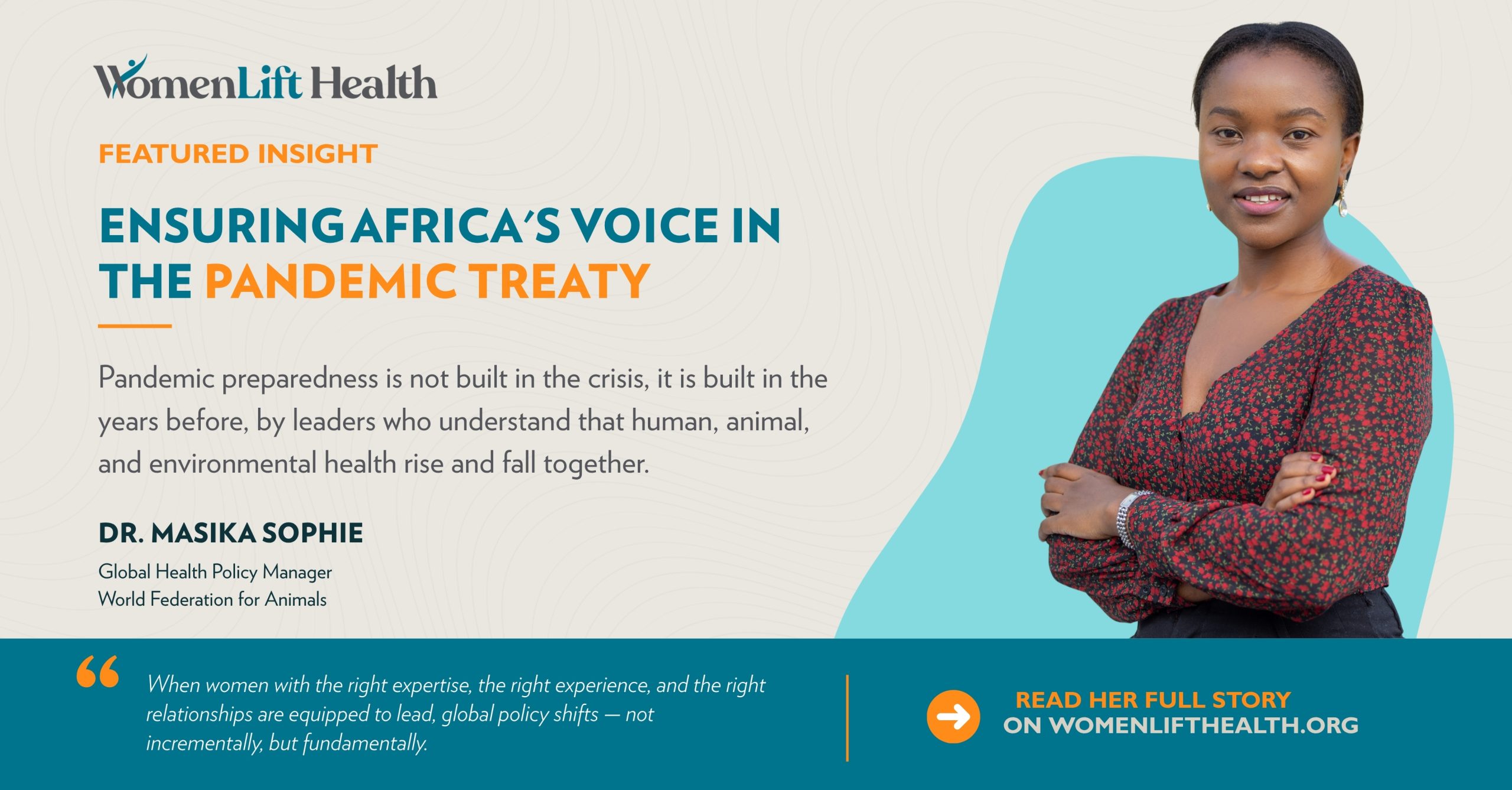 Dr. Masika Sophie -  Ensuring Africa's Voice in the Pandemic Treaty 
